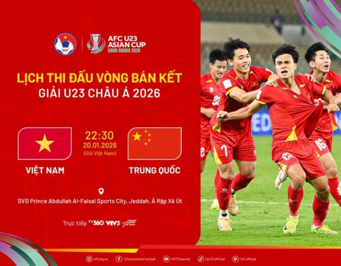 Link xem trực tiếp U23 Việt Nam và U23 Trung Quốc